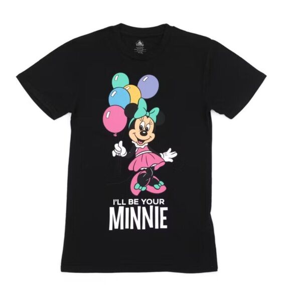 Disney Minnie Mouse women’s Black short sleeve T-shirt size XL - Picture 1 of 5